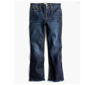 J.Crew Demi-boot crop jean with frayed hem pants size 31T 31 Tall